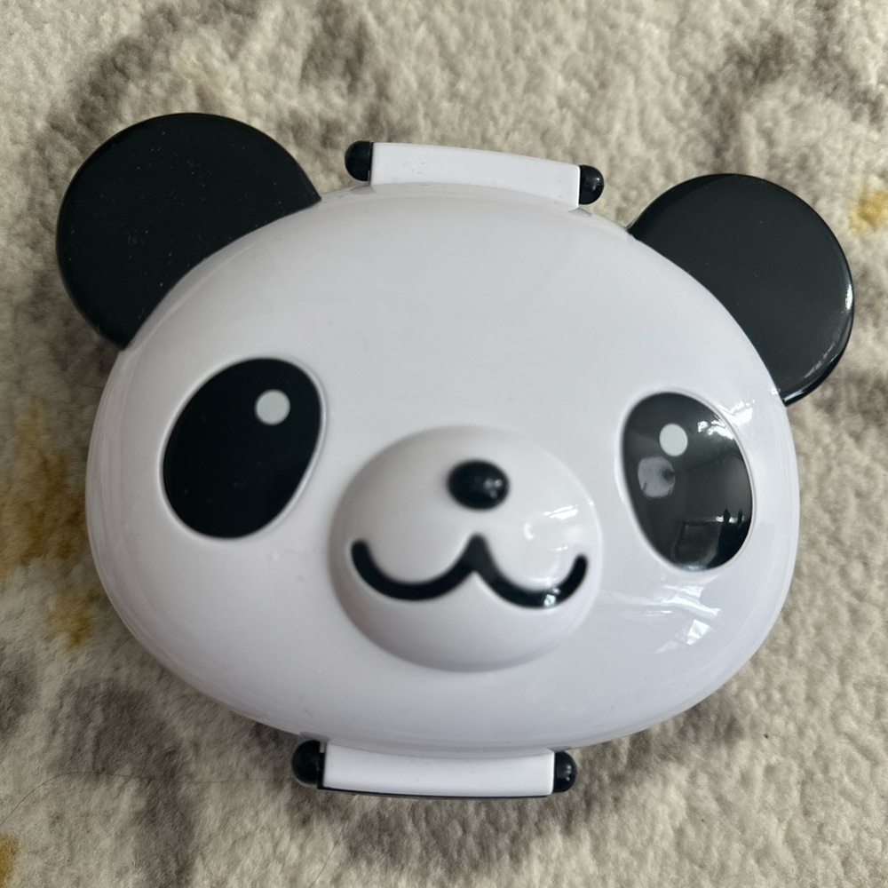 RunRun Panda Bear Bento Lunch Box -Used